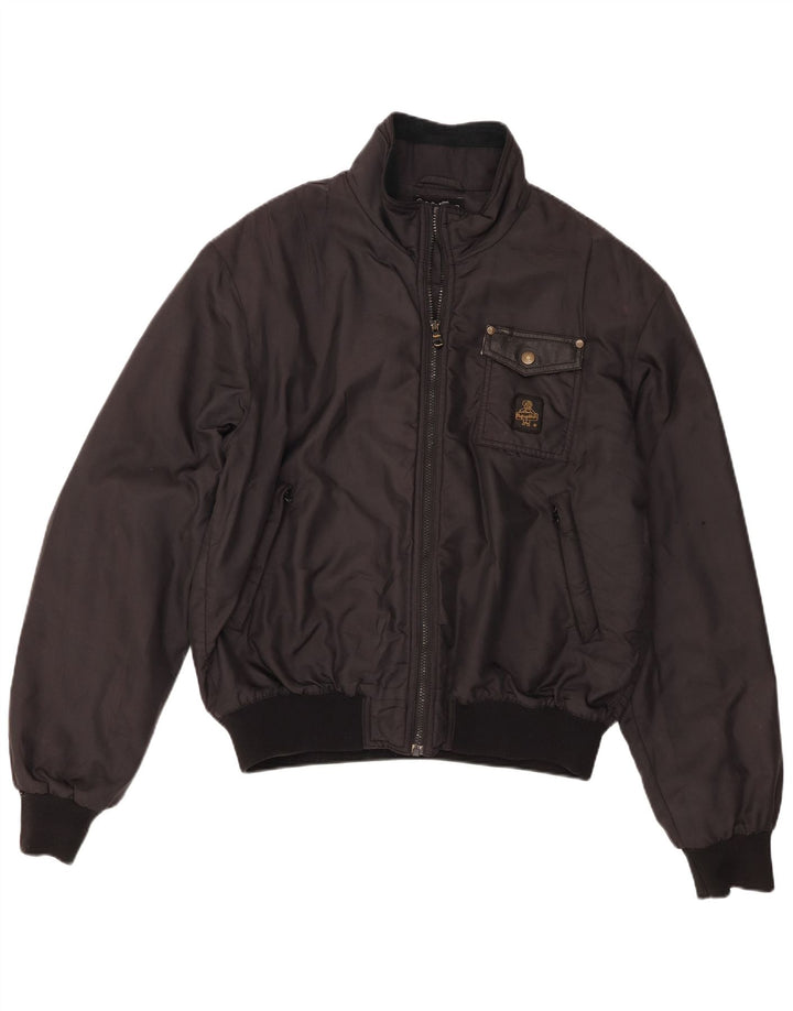 Refrigiwear Herren Bomberjacke UK 42 XL Schwarz Polyamid