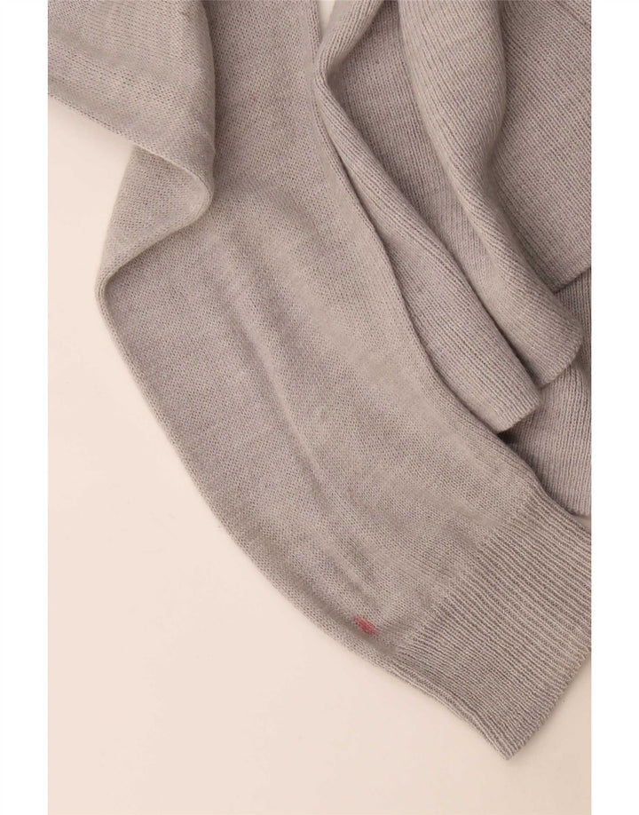 Marks & Spencer Damen Longline Open Cardigan Pullover UK 10 Small Grau