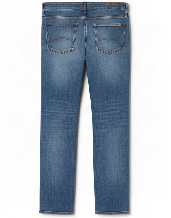 Tommy Hilfiger Mens Straight Jeans W34 L32 Blue Cotton