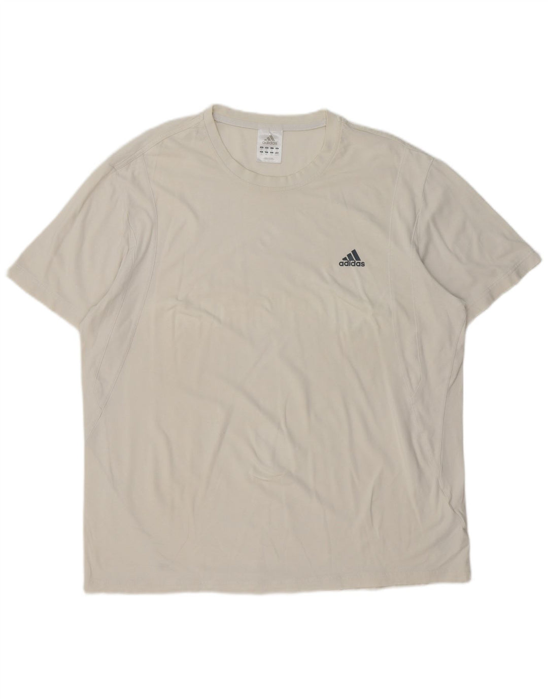 Adidas Herren T-Shirt Top 2XL Weiße Baumwolle