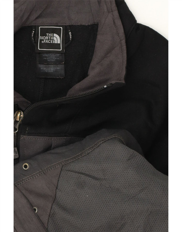 THE NORTH FACE Herren-Trainingsanzug-Oberjacke aus mittelgrauem Colourblock-Polyester