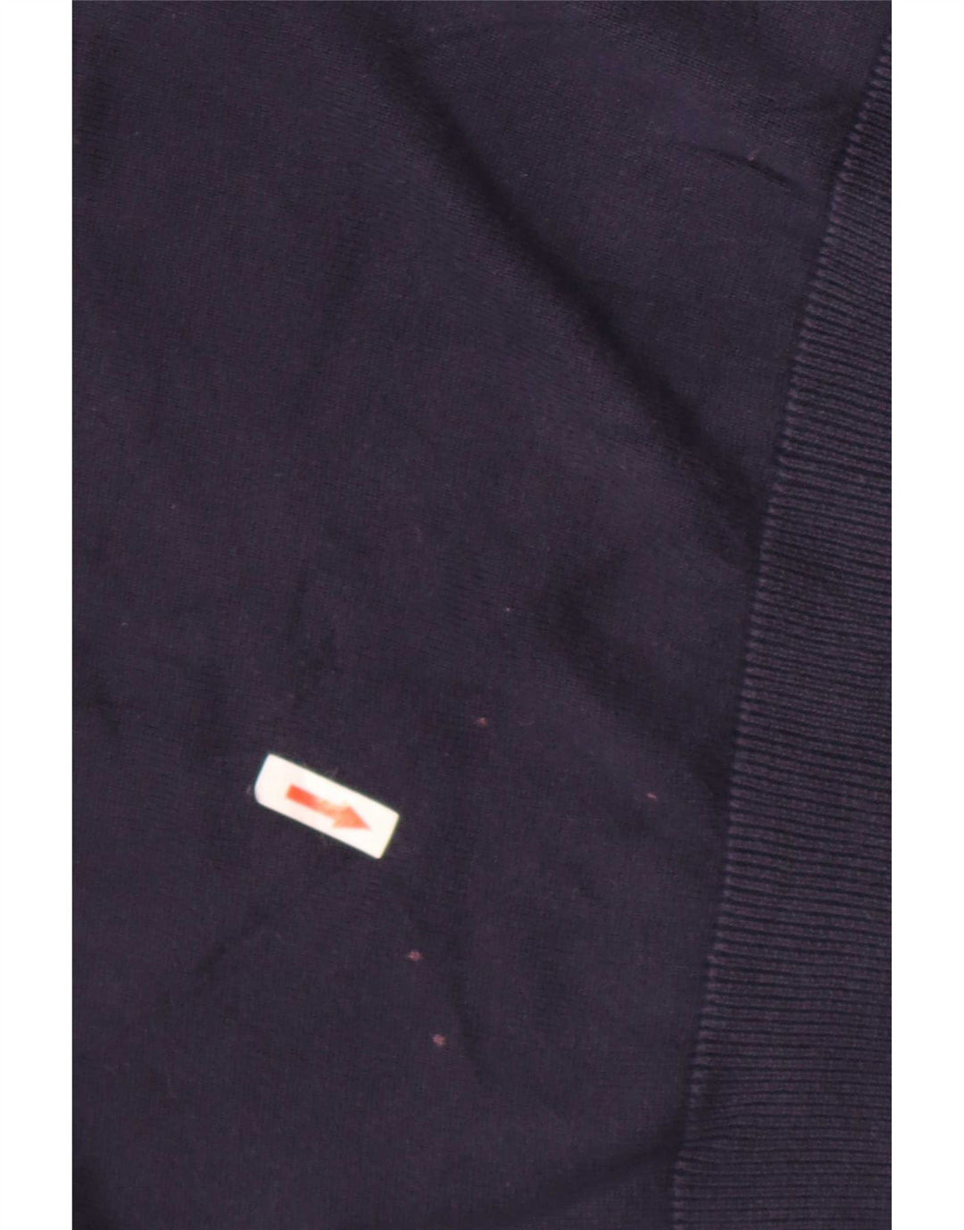 Lacoste Herren-Pullover mit Rundhalsausschnitt, Größe 5, groß, marineblaue Baumwolle