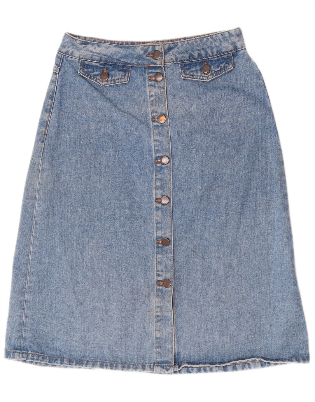Zara Damen Jeansrock Small W28 Blau