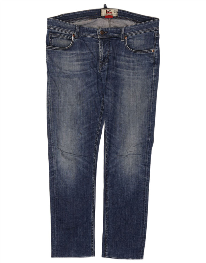 Roy Rogers Herren Slim Jeans W36 L29 Blaue Baumwolle