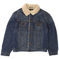 Wrangler Herren Denim Jeansjacke UK 40 Große blaue Baumwolle