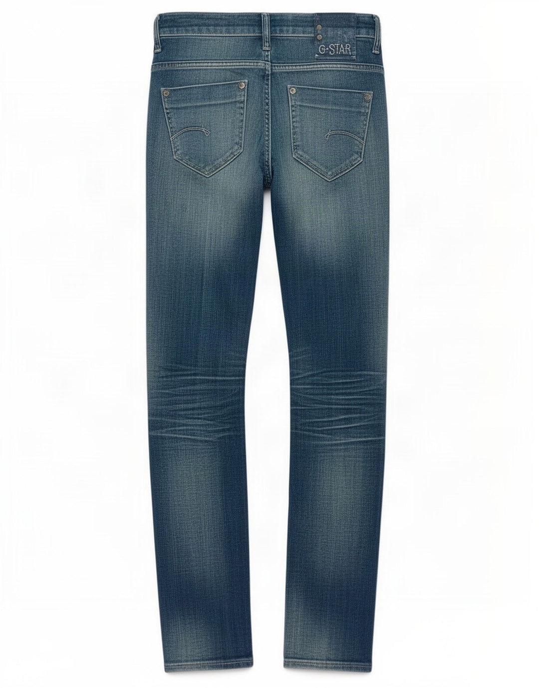 G-Star Damen Slim Jeans W26 L33 Blaue Baumwolle