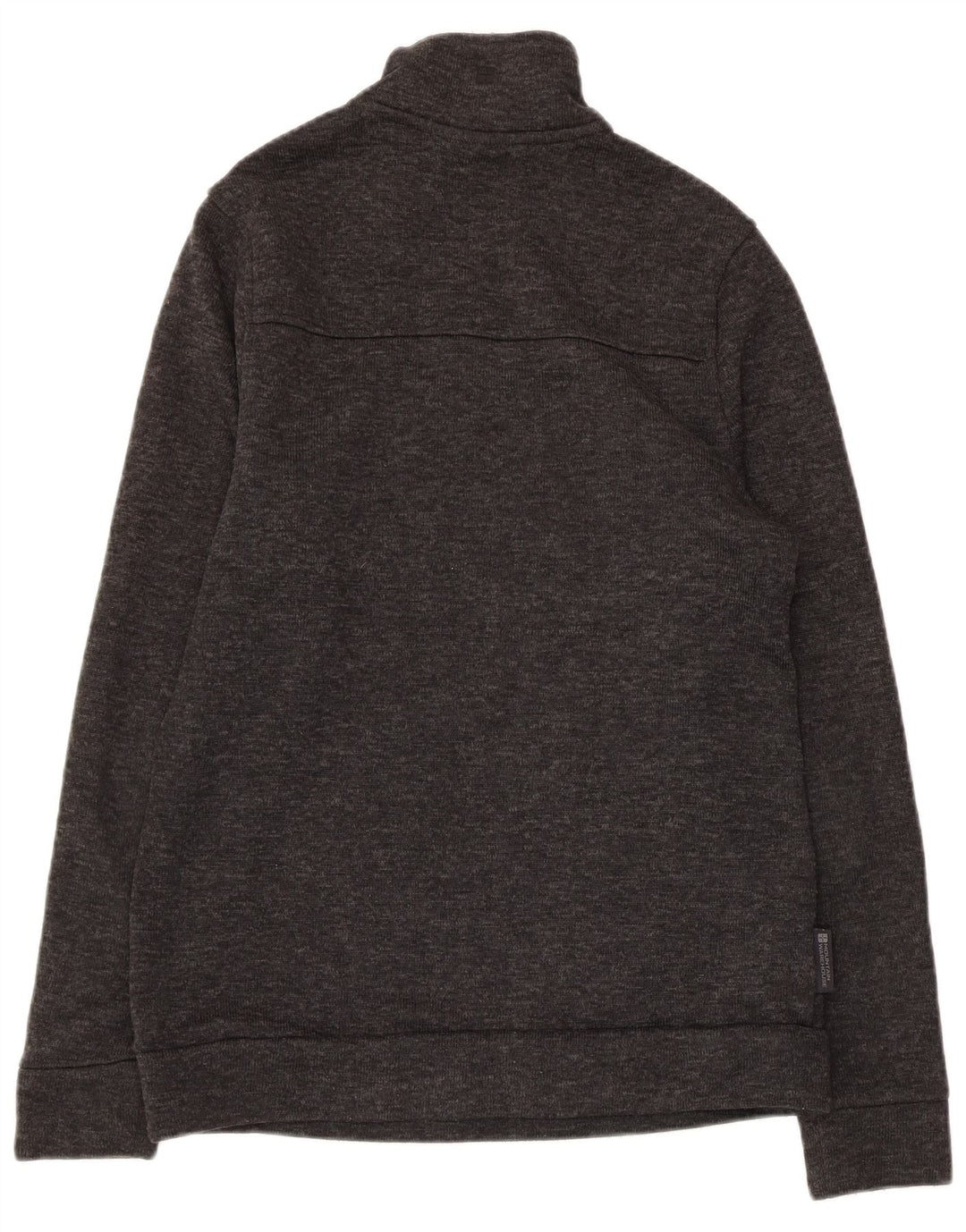 MOUNTAIN WAREHOUSE Herren-Sweatshirt mit Reißverschluss am Hals, Mittelgrau meliert