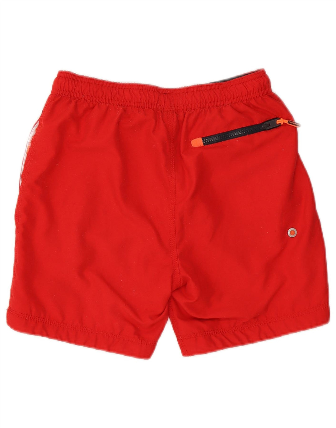 Superdry Herren Badeshorts mit Grafik, Größe S, Rot, Polyester