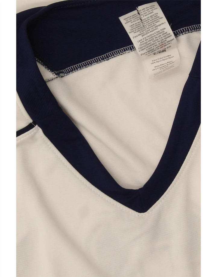 Russell Athletic Herren-Top mit Grafik, groß, weißes Farbblock-Polyester