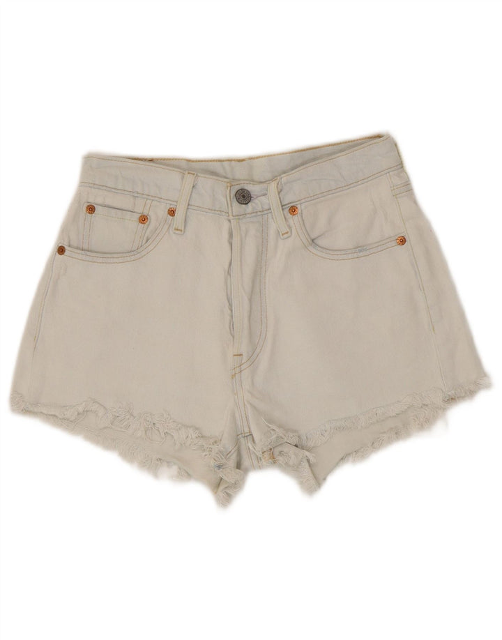 Levi's Damen 501 Denim Shorts W25 XS Blaue Baumwolle