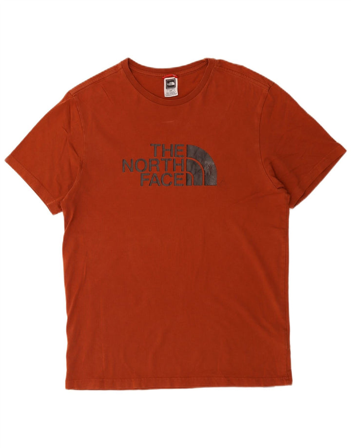 THE NORTH FACE Herren-Grafik-T-Shirt-Oberteil aus mittelroter Baumwolle