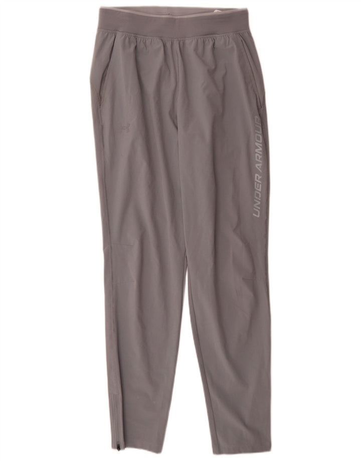 Under Armour Herren-Trainingshose aus mittelgrauem Polyester
