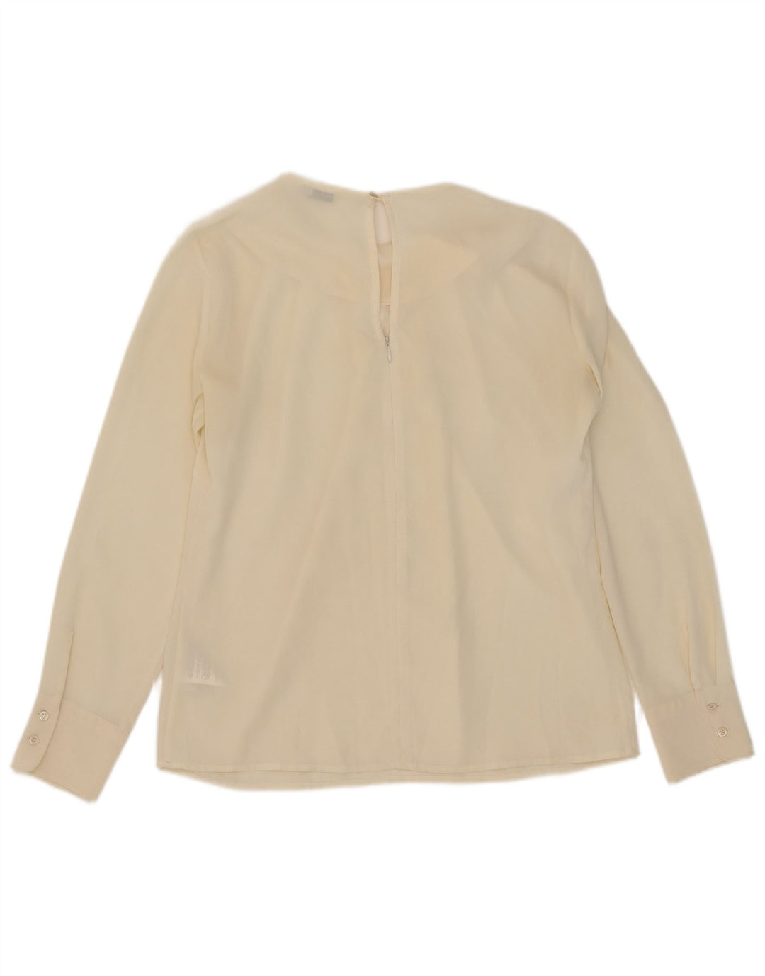 Henry Cottons Langarm-Blusenoberteil für Damen IT 44 Mittelweißes Polyester