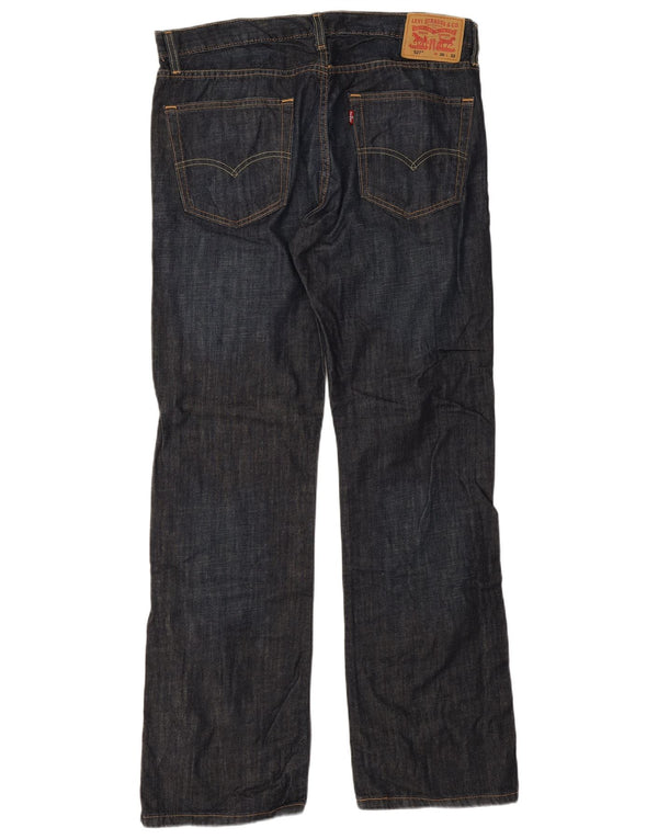 Levi's Herren 527 Bootcut Jeans W36 L32 Marineblau Baumwolle