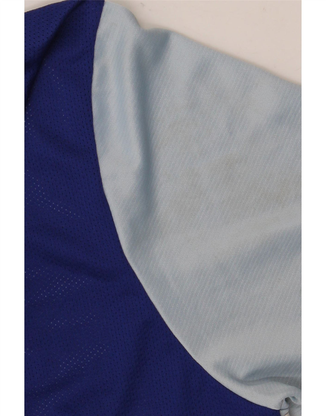 Nike Herren Dri Fit T-Shirt Top XL Blaues Colourblock-Polyester