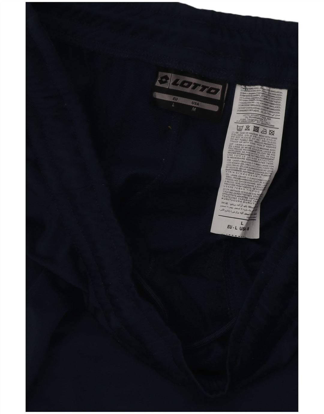 LOTTO Mens Tracksuit Trousers Large Navy Blue Polyester