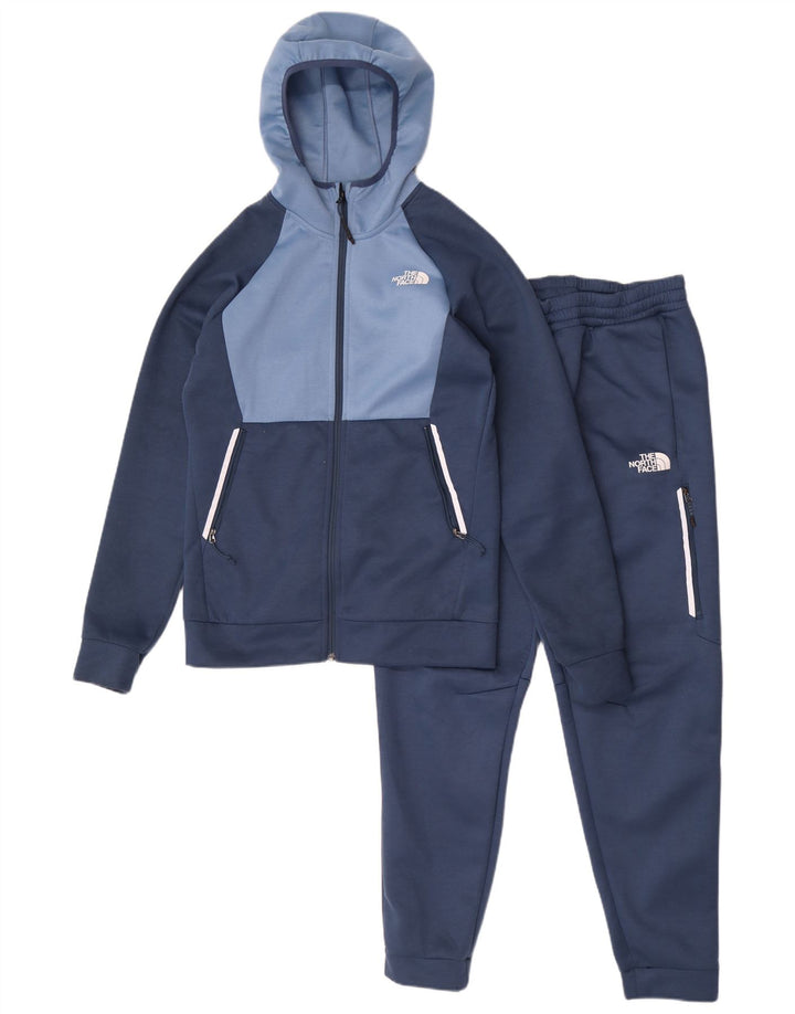 The North Face Herren-Trainingsanzug, klein, marineblau, Farbblock-Polyester