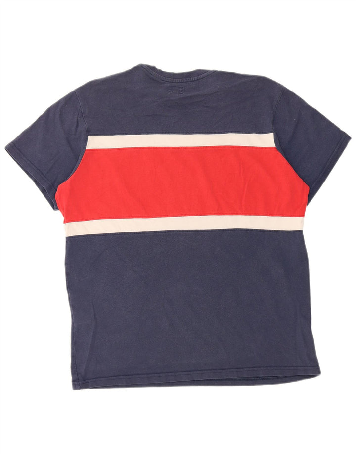 Levi's Herren-T-Shirt mit Grafik, mittleres Marineblau, Colourblock-Baumwolle