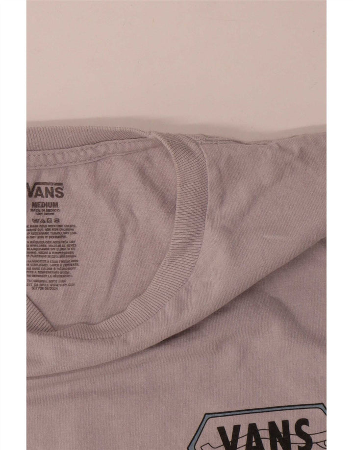 Vans Herren-T-Shirt mit Grafik, mittelgraue Baumwolle