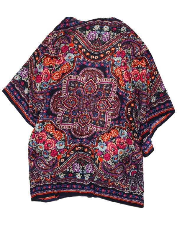 JOE BROWNS Damen Strand-Overall-Cardigan-Oberteil UK 18 XL Mehrfarbig