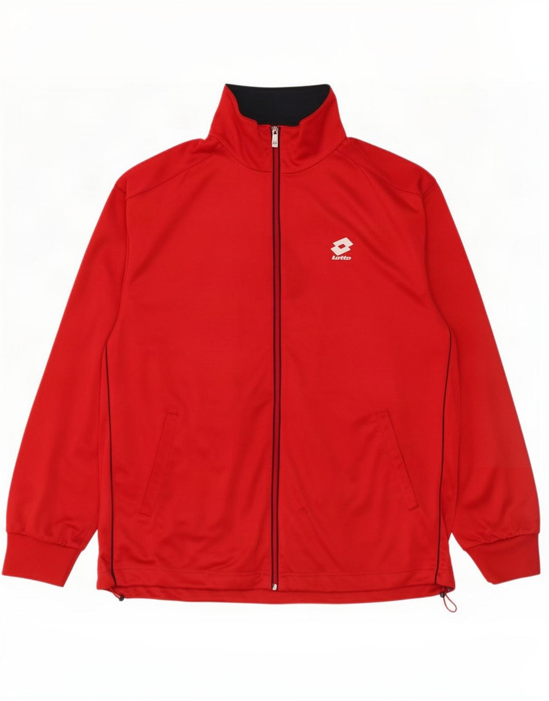 Lotto Herren-Trainingsanzug-Oberteil, Jacke, 2XL, Rot, Polyester