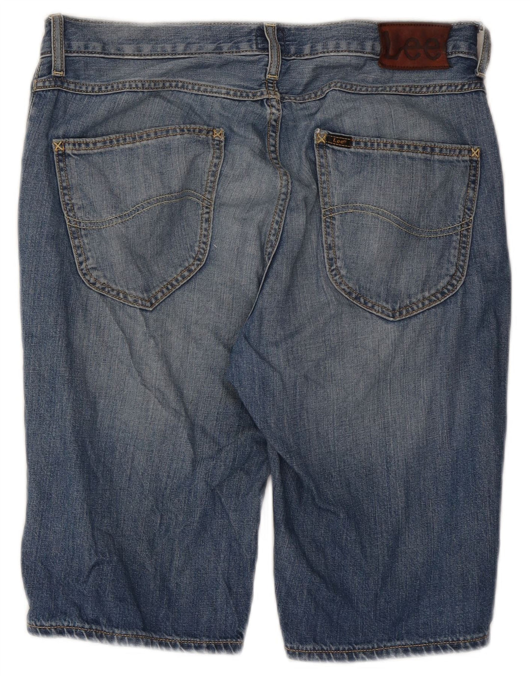 Lee Herren Jeansshorts W31 mittelblaue Baumwolle