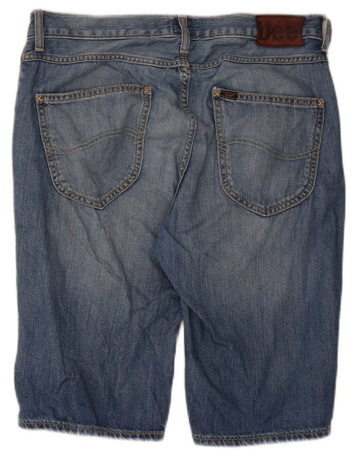 Lee Herren Jeansshorts W31 mittelblaue Baumwolle