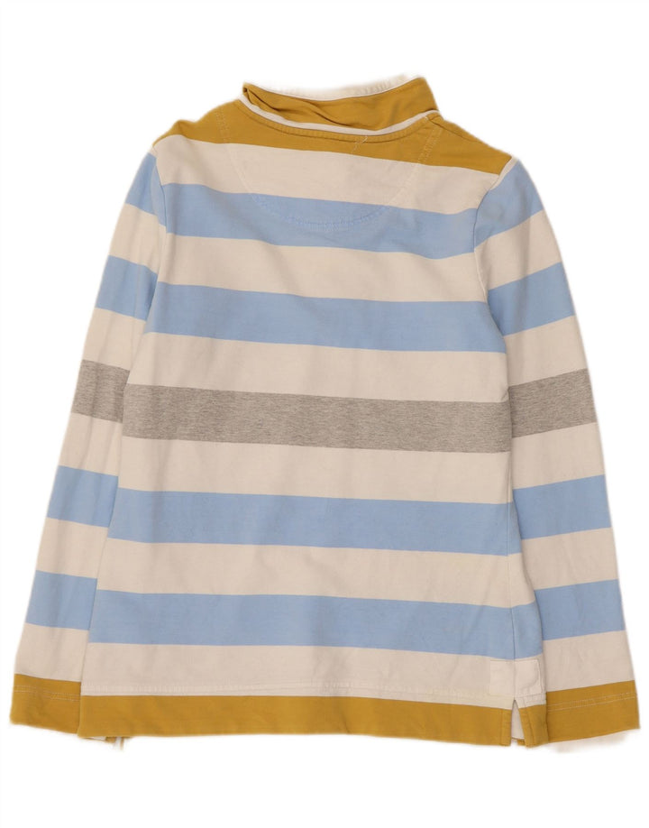 JOULES Womens Sweatshirt Jumper UK 12 Medium Multicoloured Striped