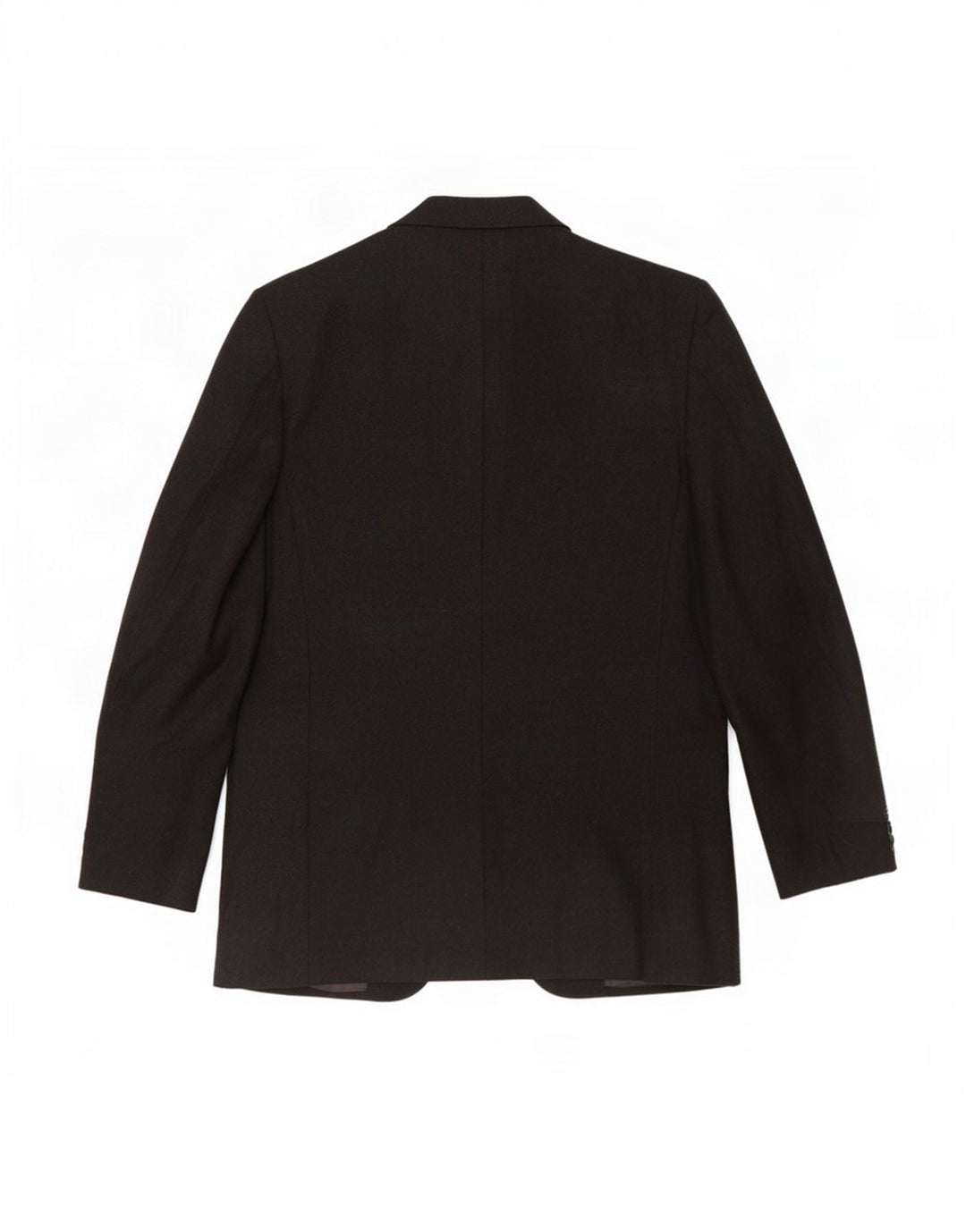 Canali Herren-Blazer mit 3 Knöpfen, IT 48, mittelschwarze Schurwolle