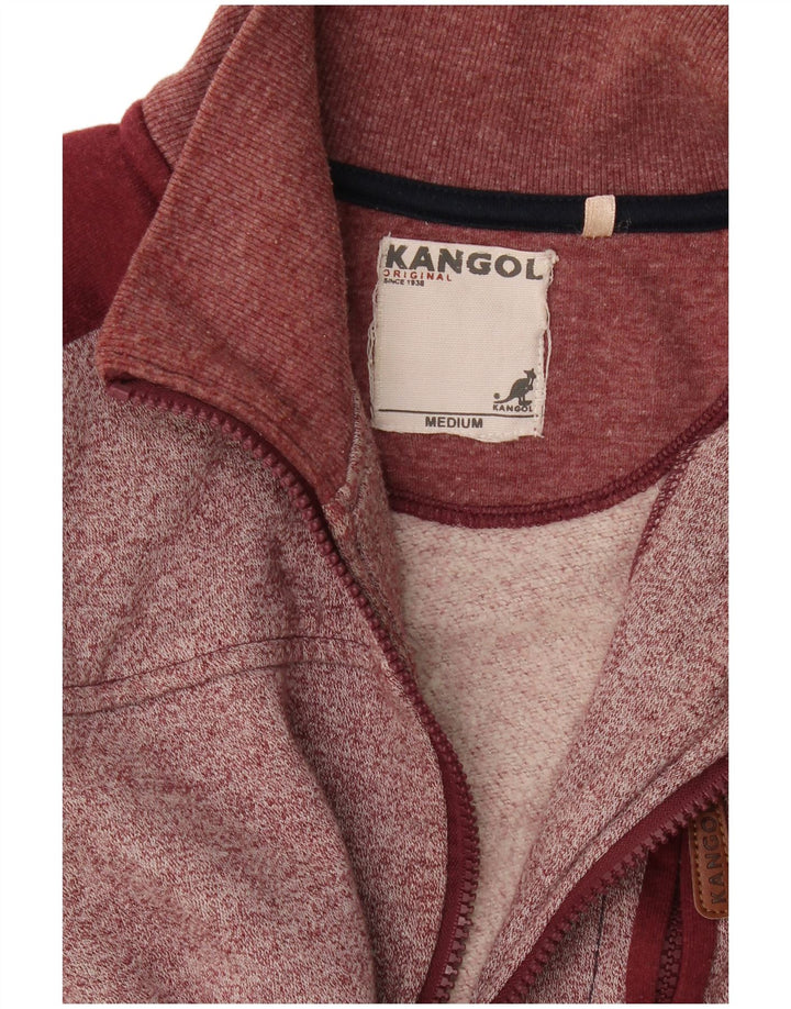 Kangol Herren-Trainingsanzug-Top-Jacke, mittelgroß, Burgunderrot