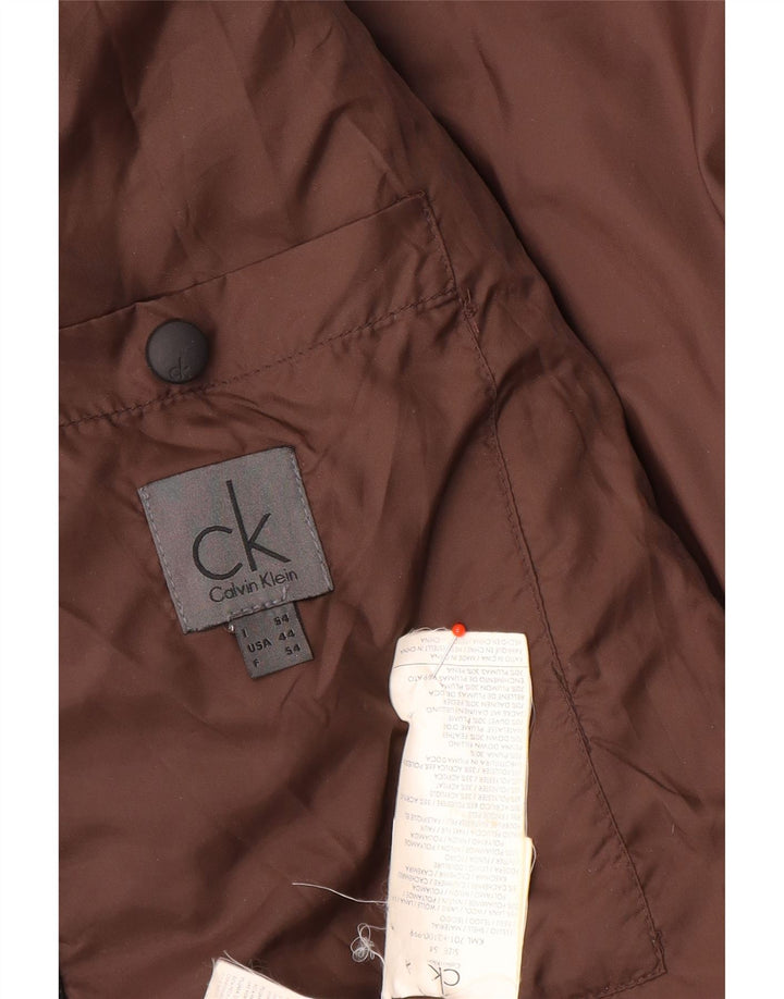 Calvin Klein Herren Wattierte Jacke IT 54 2XL Schwarze Wolle