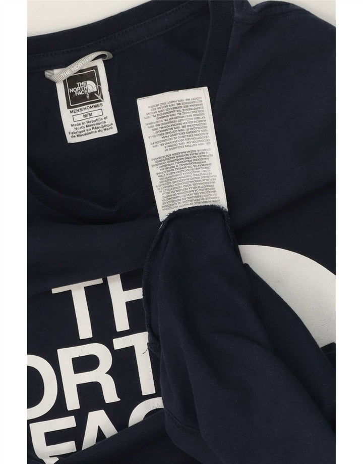 The North Face Herren-T-Shirt mit Grafik, mittlere marineblaue Baumwolle