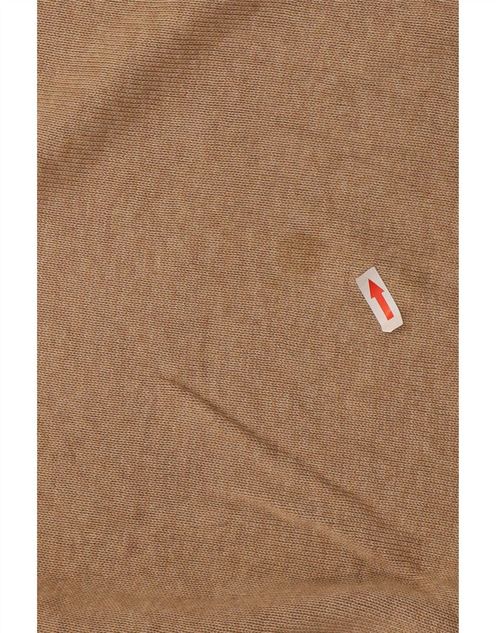 Marks & Spencer Herren-Pullover mit V-Ausschnitt, groß, beige Baumwolle