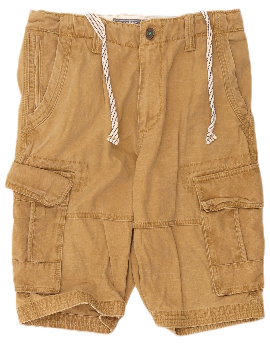 Fat Face Herren Regular Cargo Shorts W32 Mittelbeige Baumwolle