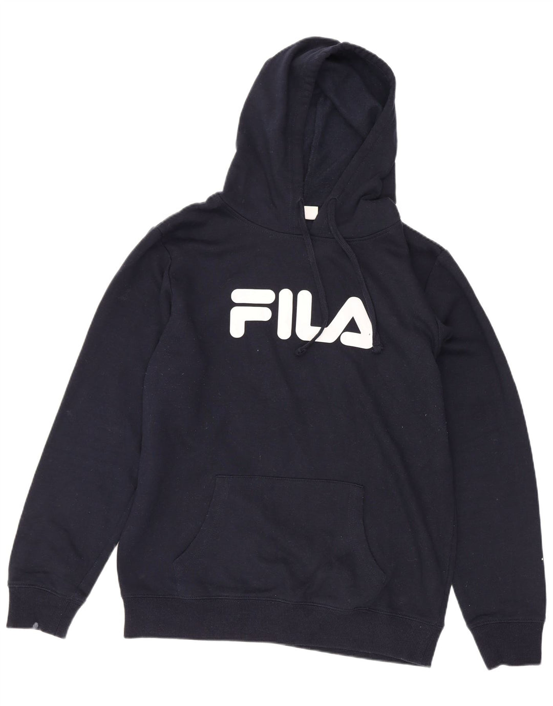 Fila Kapuzenpullover mit Grafik für Jungen, 13–14 Jahre, marineblaues Polyester