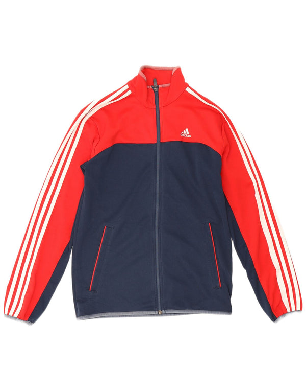 Adidas Herren-Trainingsanzug, UK, Größe 36/38, Größe S, Marineblau, Farbblock-Polyester