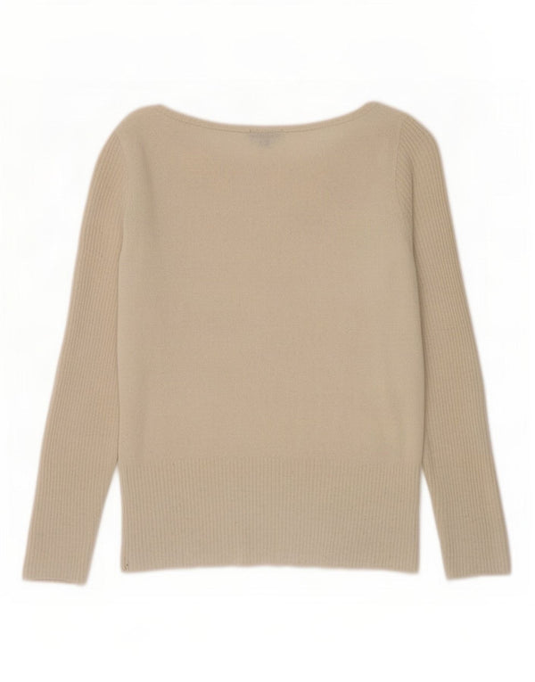 Massimo Dutti Damen Bluse Top UK 10 Small Beige