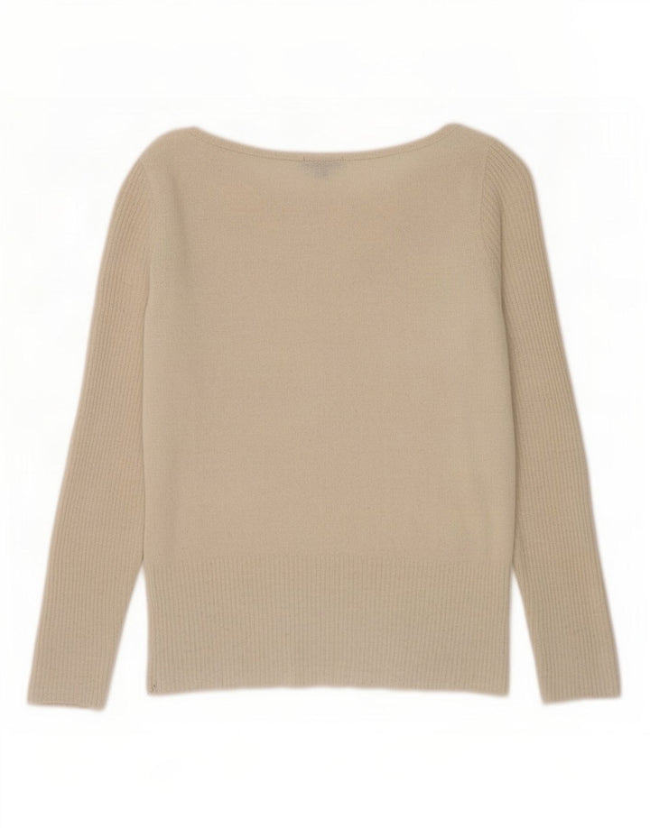 Massimo Dutti Damen Bluse Top UK 10 Small Beige