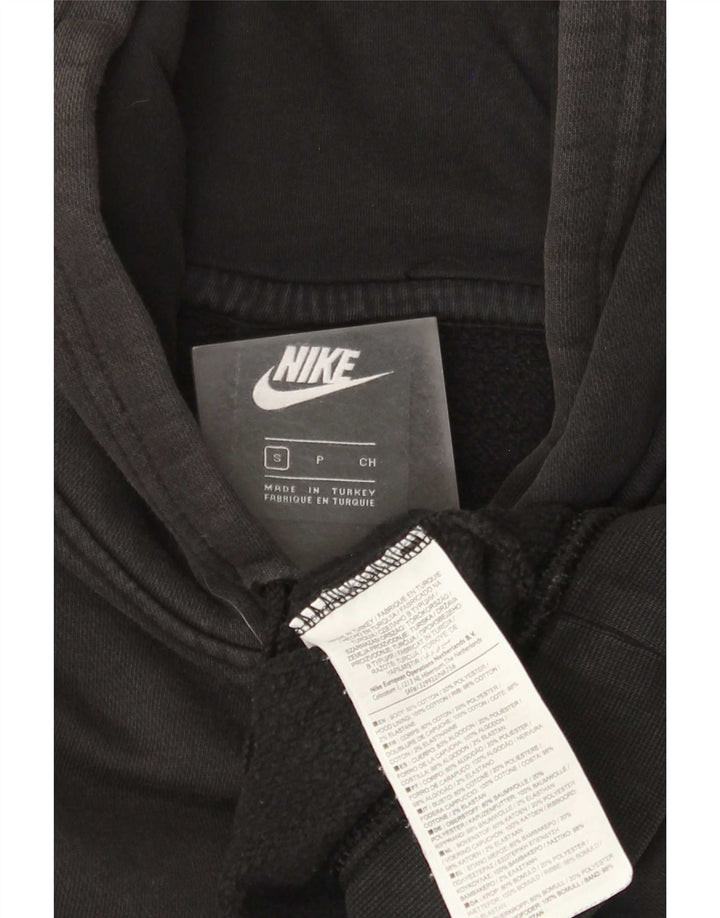 Nike Herren-Kapuzenpullover mit Grafik, Größe S, Schwarz, Baumwolle