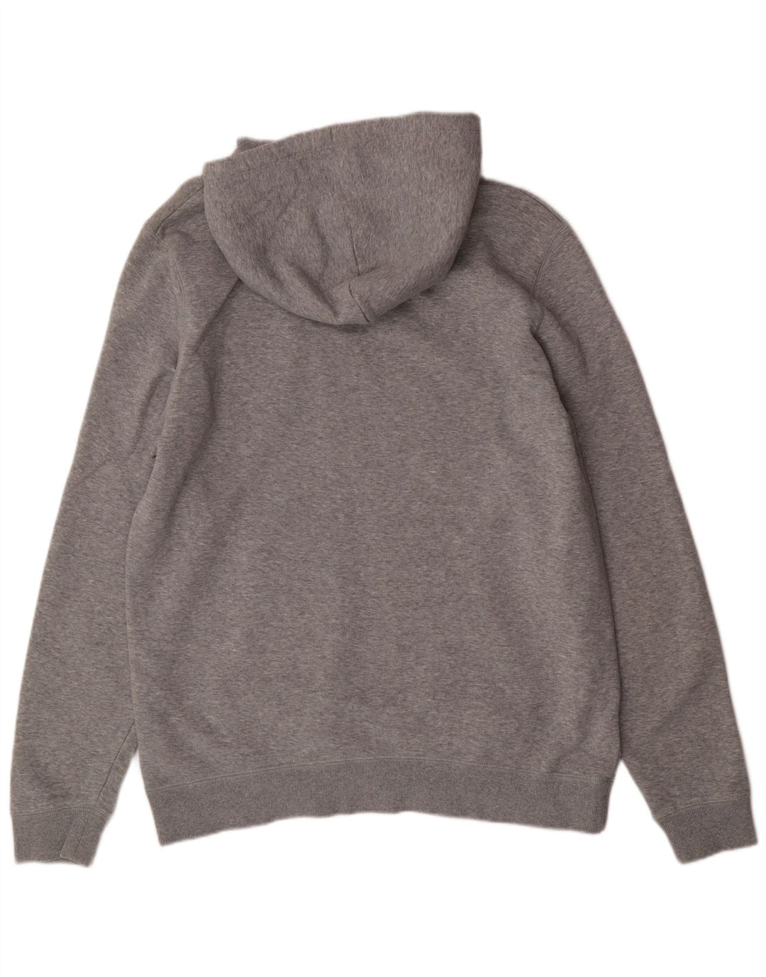 JACK WILLS Mens Graphic Hoodie Jumper Large Grey Cotton