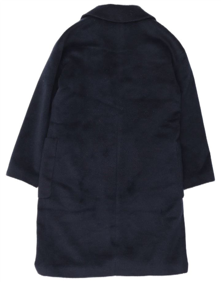 Marks & Spencer Damenmantel UK 12 Mittelmarineblaues Polyester