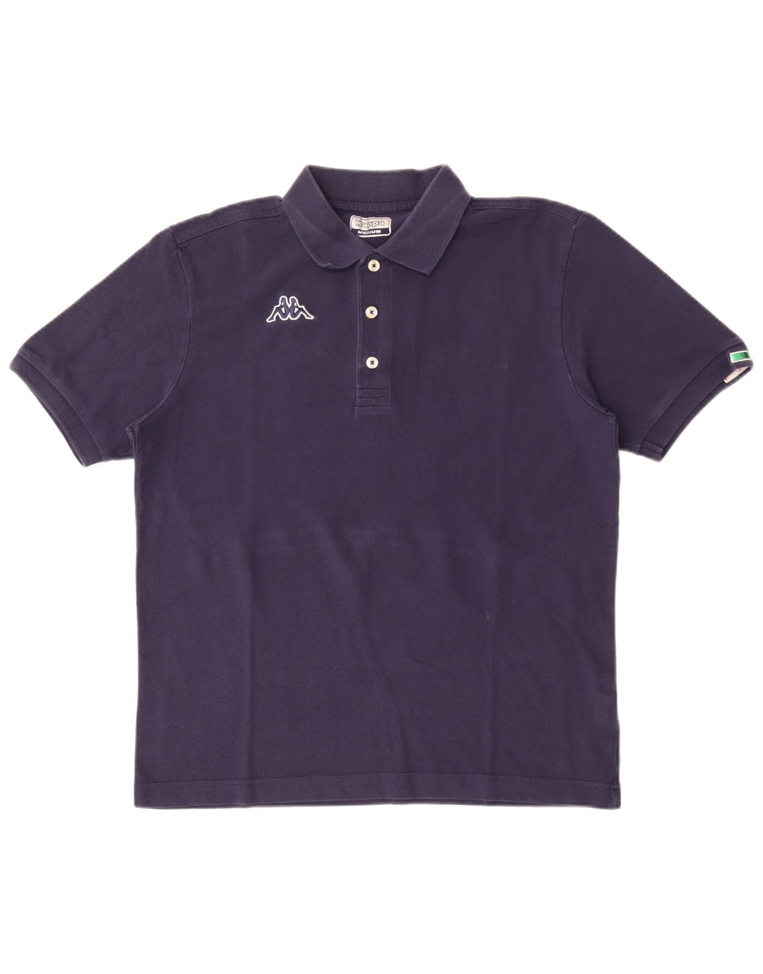 Kappa Herren-Poloshirt, mittelmarineblaue Baumwolle