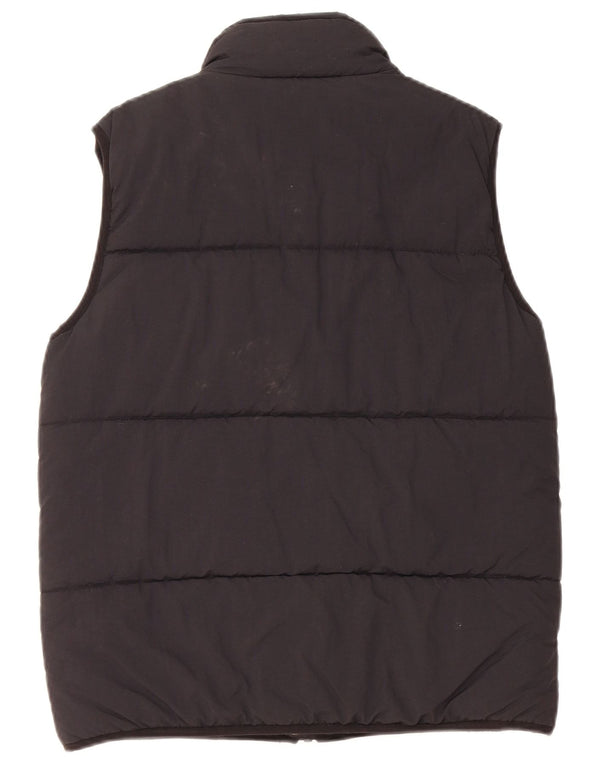 Lyle & Scott Wattierte Weste für Jungen, 15–16 Jahre, schwarzes Colourblock-Nylon