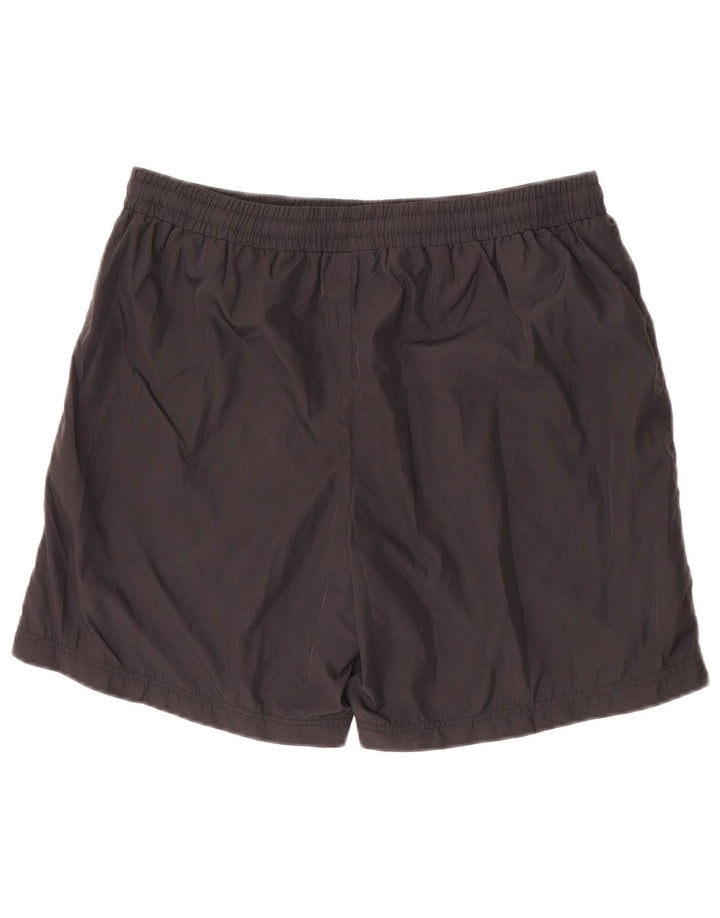 Kappa Herren-Sportshorts, groß, aus schwarzem Polyester