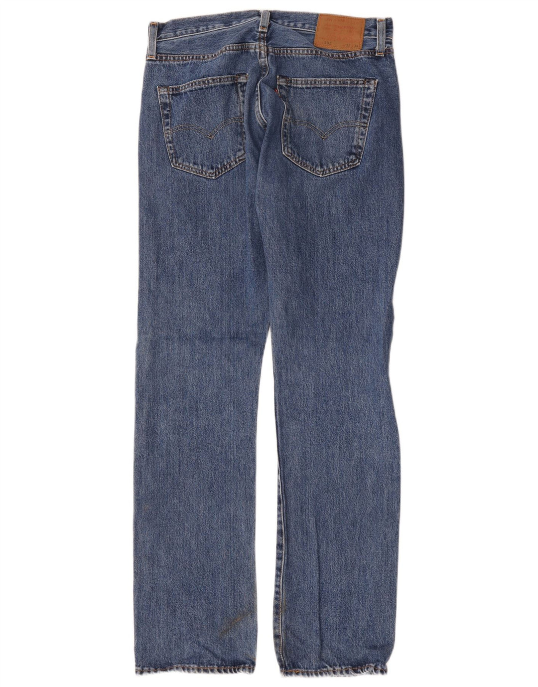 Levi's Herren 501 Straight Jeans W32 L34 Blaue Baumwolle