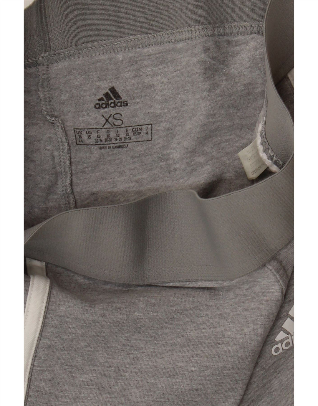 ADIDAS Damen Leggings UK 4/6 XS Grau
