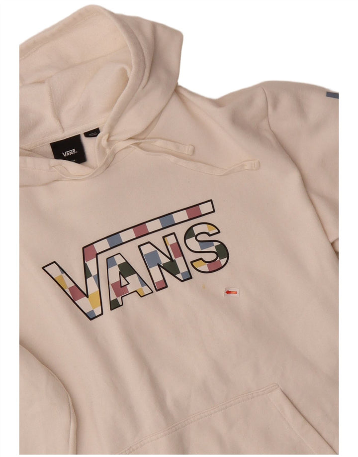 Vans Herren-Kapuzenpullover mit Grafik, mittelweiße Baumwolle