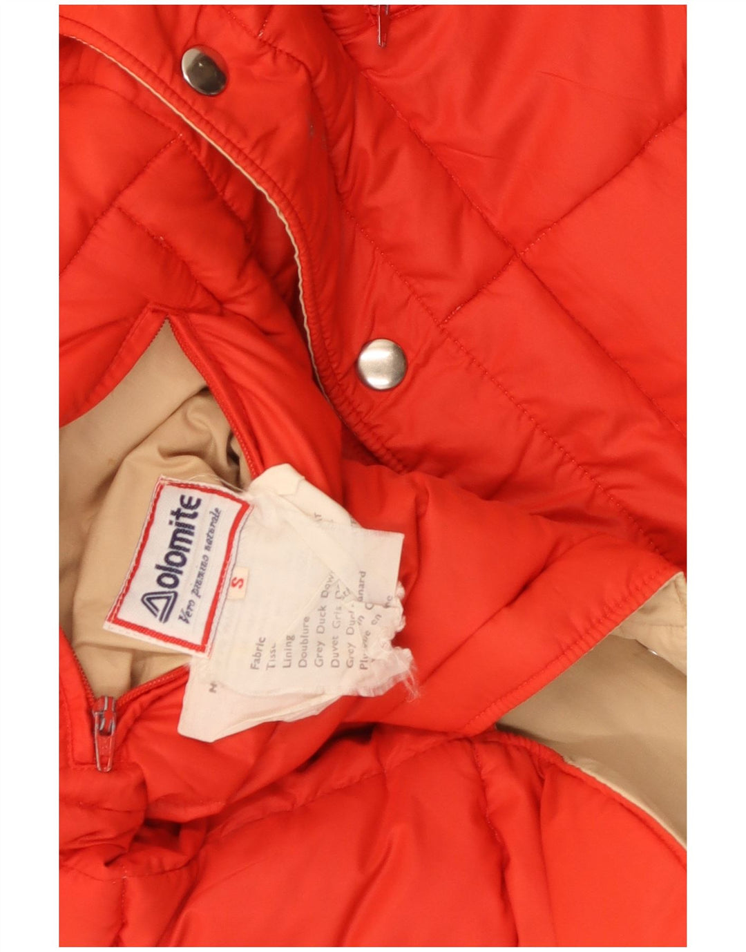 Dolomite Herren Reversible Wattierte Weste UK 36 Small Beige