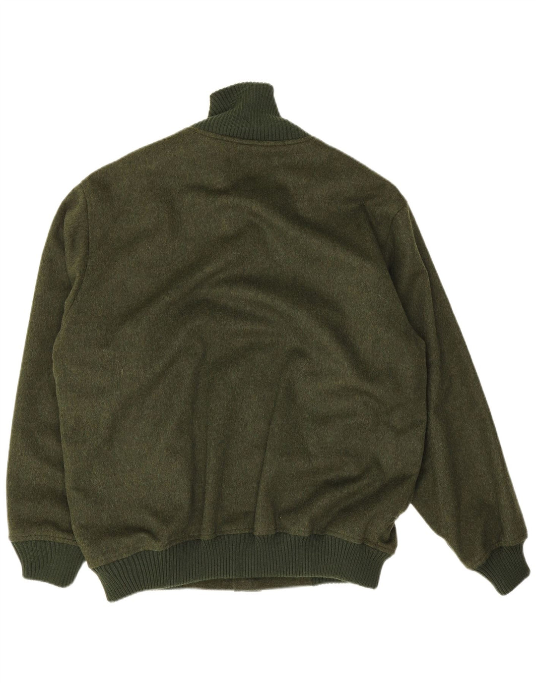Tiroler Loden Herren Bomber Windjacke EU 56 3XL Khaki Wolle