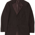 Marks & Spencer Herren-Blazer mit 2 Knöpfen, Gr. 34, Größe S, Schwarz, Polyester